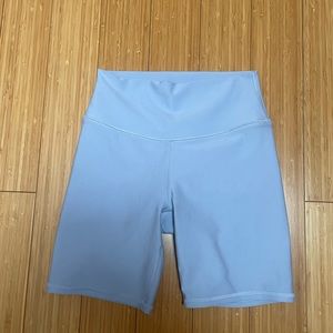 Small Your Personal Best periwinkle biker shorts